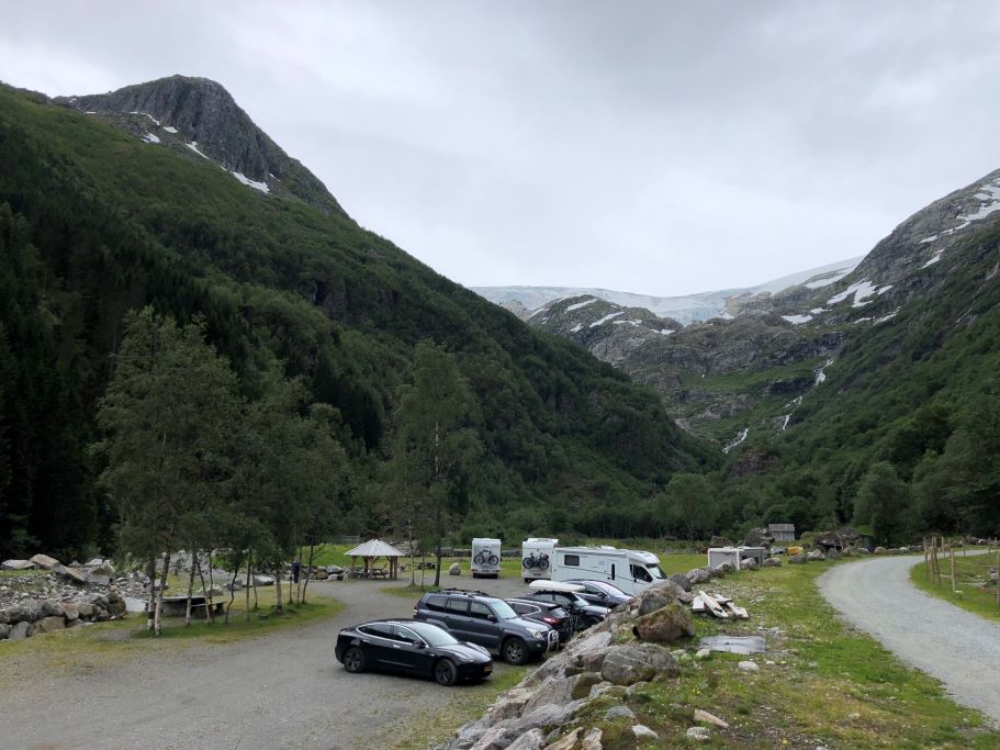 Med bobil til Odda og Buerbreen